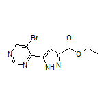Ethyl 5-(5-Bromopyrimidin-4-yl)-1H-pyrazole-3-carboxylate