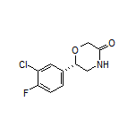 (S)-6-(3-Chloro-4-fluorophenyl)morpholin-3-one