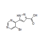 5-(5-Bromopyrimidin-4-yl)-1H-pyrazole-3-carboxylic Acid