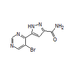 5-(5-Bromopyrimidin-4-yl)-1H-pyrazole-3-carboxamide