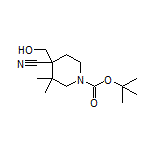 1-Boc-4-(hydroxymethyl)-3,3-dimethylpiperidine-4-carbonitrile