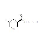(3R,5R)-5-Methylpiperidine-3-carboxylic Acid Hydrochloride