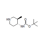 (3R,4R)-N-Boc-3-methylpiperidin-4-amine