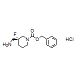 (R)-(1-Cbz-3-fluoropiperidin-3-yl)methanamine Hydrochloride