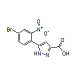 5-(4-Bromo-2-nitrophenyl)-1H-pyrazole-3-carboxylic Acid