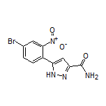5-(4-Bromo-2-nitrophenyl)-1H-pyrazole-3-carboxamide