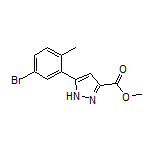 Methyl 5-(5-Bromo-2-methylphenyl)-1H-pyrazole-3-carboxylate