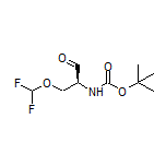 (S)-2-(Boc-amino)-3-(difluoromethoxy)propanal