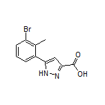 5-(3-Bromo-2-methylphenyl)-1H-pyrazole-3-carboxylic Acid