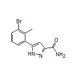 5-(3-Bromo-2-methylphenyl)-1H-pyrazole-3-carboxamide