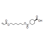 trans-4-[[[6-(Acryloyloxy)hexyl]oxy]carbonyl]cyclohexanecarboxylic Acid