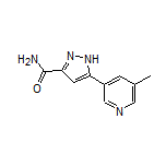 5-(5-Methylpyridin-3-yl)-1H-pyrazole-3-carboxamide