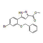 Methyl 5-[2-(Benzyloxy)-4-bromophenyl]-1H-pyrazole-3-carboxylate