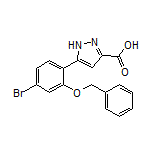5-[2-(Benzyloxy)-4-bromophenyl]-1H-pyrazole-3-carboxylic Acid