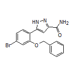 5-[2-(Benzyloxy)-4-bromophenyl]-1H-pyrazole-3-carboxamide