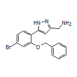 5-[2-(Benzyloxy)-4-bromophenyl]-1H-pyrazole-3-methanamine