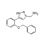 5-[2-(Benzyloxy)phenyl]-1H-pyrazole-3-methanamine