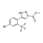 Methyl 5-[4-Bromo-2-(trifluoromethyl)phenyl]-1H-pyrazole-3-carboxylate