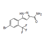 5-[4-Bromo-2-(trifluoromethyl)phenyl]-1H-pyrazole-3-carboxamide