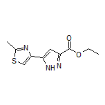 Ethyl 5-(2-Methylthiazol-4-yl)-1H-pyrazole-3-carboxylate