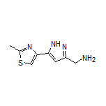 5-(2-Methylthiazol-4-yl)-1H-pyrazole-3-methanamine