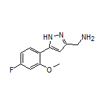 5-(4-Fluoro-2-methoxyphenyl)-1H-pyrazole-3-methanamine