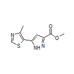 Methyl 5-(4-Methylthiazol-5-yl)-1H-pyrazole-3-carboxylate