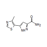 5-(4-Methylthiazol-5-yl)-1H-pyrazole-3-carboxamide
