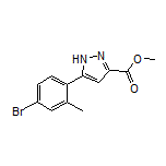Methyl 5-(4-Bromo-2-methylphenyl)-1H-pyrazole-3-carboxylate
