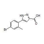 5-(4-Bromo-2-methylphenyl)-1H-pyrazole-3-carboxylic Acid