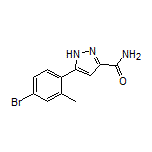 5-(4-Bromo-2-methylphenyl)-1H-pyrazole-3-carboxamide