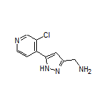 5-(3-Chloropyridin-4-yl)-1H-pyrazole-3-methanamine