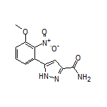 5-(3-Methoxy-2-nitrophenyl)-1H-pyrazole-3-carboxamide