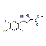 Methyl 5-(4-Bromo-2,5-difluorophenyl)-1H-pyrazole-3-carboxylate