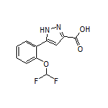 5-[2-(Difluoromethoxy)phenyl]-1H-pyrazole-3-carboxylic Acid
