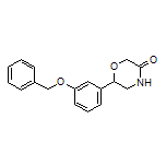 6-[3-(Benzyloxy)phenyl]morpholin-3-one