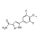 5-(3,5-Difluoro-4-methoxyphenyl)-1H-pyrazole-3-carboxamide