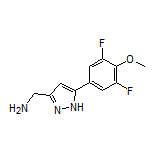 5-(3,5-Difluoro-4-methoxyphenyl)-1H-pyrazole-3-methanamine