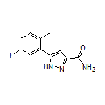 5-(5-Fluoro-2-methylphenyl)-1H-pyrazole-3-carboxamide