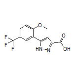 5-[2-Methoxy-5-(trifluoromethyl)phenyl]-1H-pyrazole-3-carboxylic Acid
