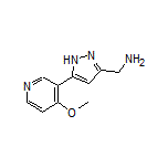 5-(4-Methoxypyridin-3-yl)-1H-pyrazole-3-methanamine