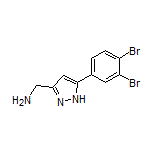 5-(3,4-Dibromophenyl)-1H-pyrazole-3-methanamine