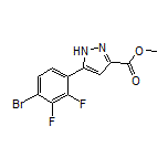 Methyl 5-(4-Bromo-2,3-difluorophenyl)-1H-pyrazole-3-carboxylate