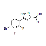 5-(4-Bromo-2,3-difluorophenyl)-1H-pyrazole-3-carboxylic Acid