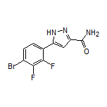 5-(4-Bromo-2,3-difluorophenyl)-1H-pyrazole-3-carboxamide