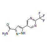 5-[2-(Trifluoromethyl)pyrimidin-5-yl]-1H-pyrazole-3-carboxamide