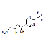 5-[2-(Trifluoromethyl)pyrimidin-5-yl]-1H-pyrazole-3-methanamine