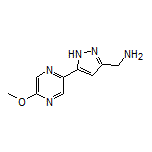 5-(5-Methoxypyrazin-2-yl)-1H-pyrazole-3-methanamine