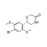 (S)-6-(4-Bromo-2,5-dimethoxyphenyl)morpholin-3-one