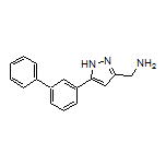 5-(3-Biphenylyl)-1H-pyrazole-3-methanamine